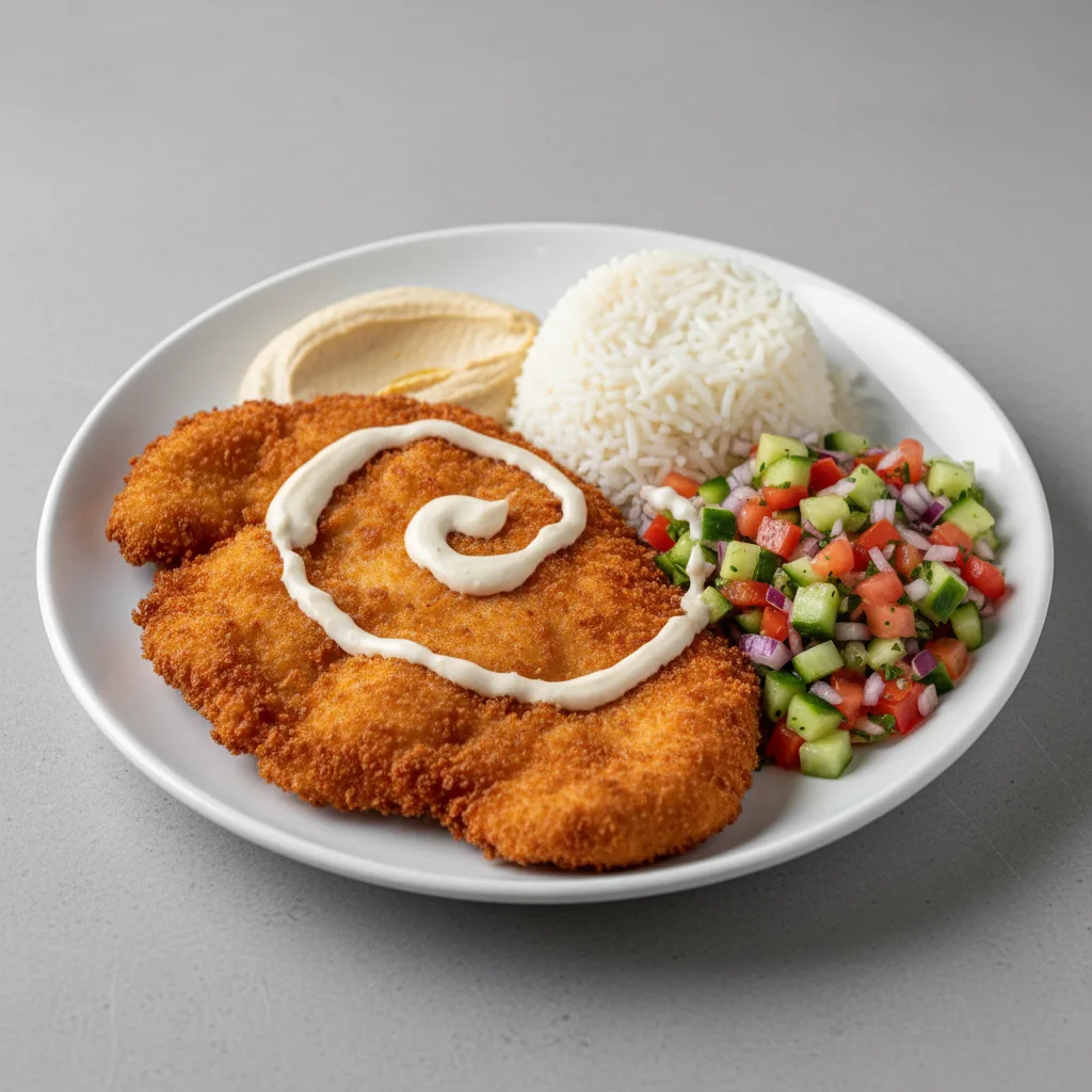 Chicken Schnitzel Plate Chicken Schnitzel Plate