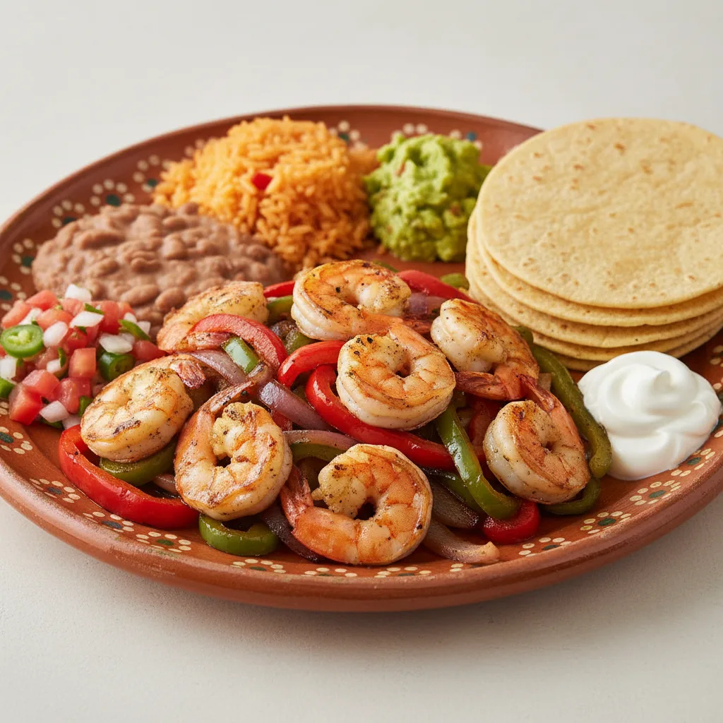 Grilled Shrimp Flaming Fajitas Grilled Shrimp Flaming Fajitas