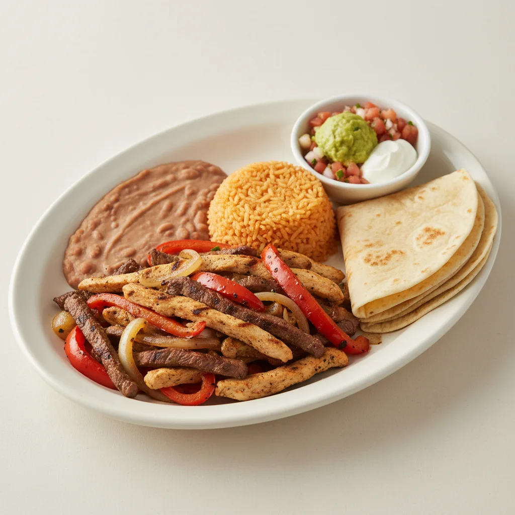 Mixed Flaming Fajitas Mixed Flaming Fajitas