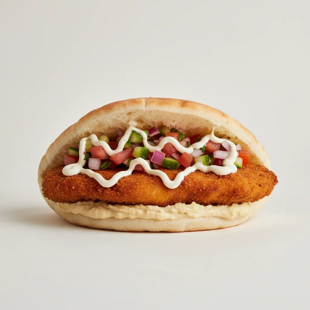 Chicken Schnitzel Pita Chicken Schnitzel Pita