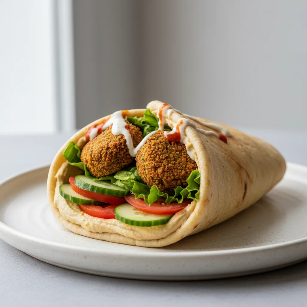 Falafel Wrap Falafel Wrap