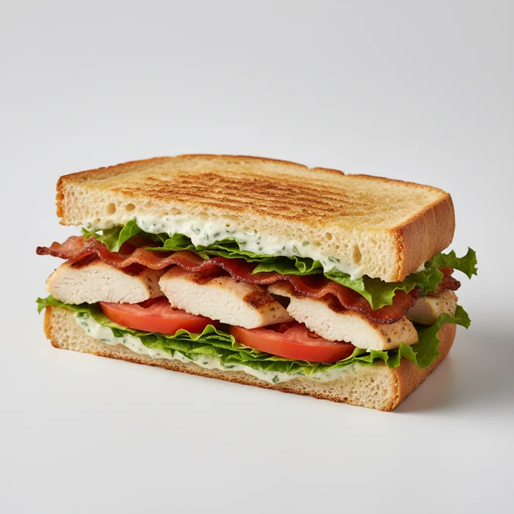 Grilled Chicken BLT Panini Grilled Chicken BLT Panini