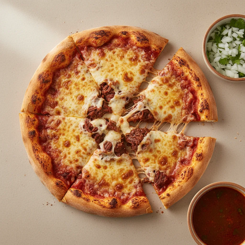 Birria Pizza Birria Pizza