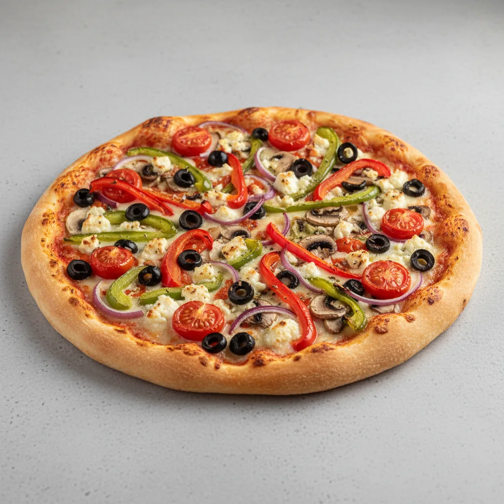 Greek Vegetarian Pizza Greek Vegetarian Pizza