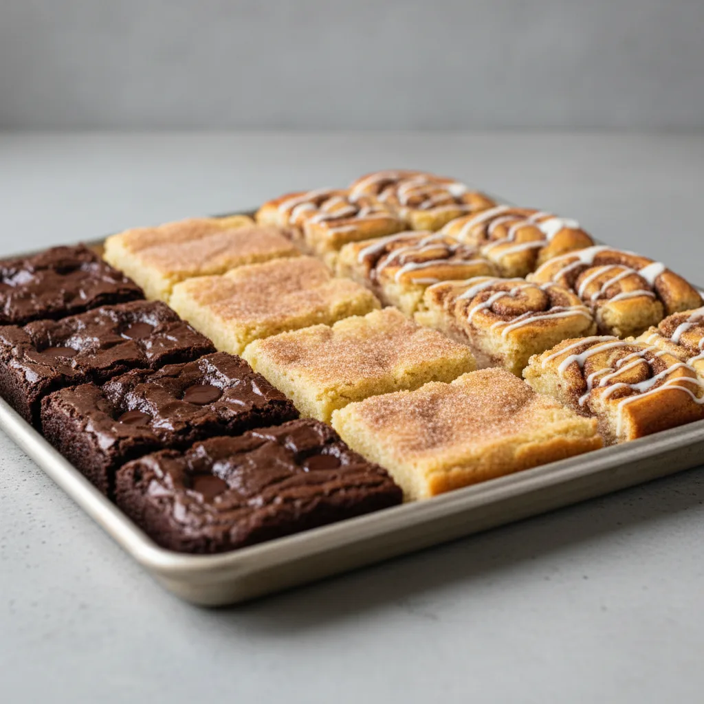 Brownies and Blondies Tray