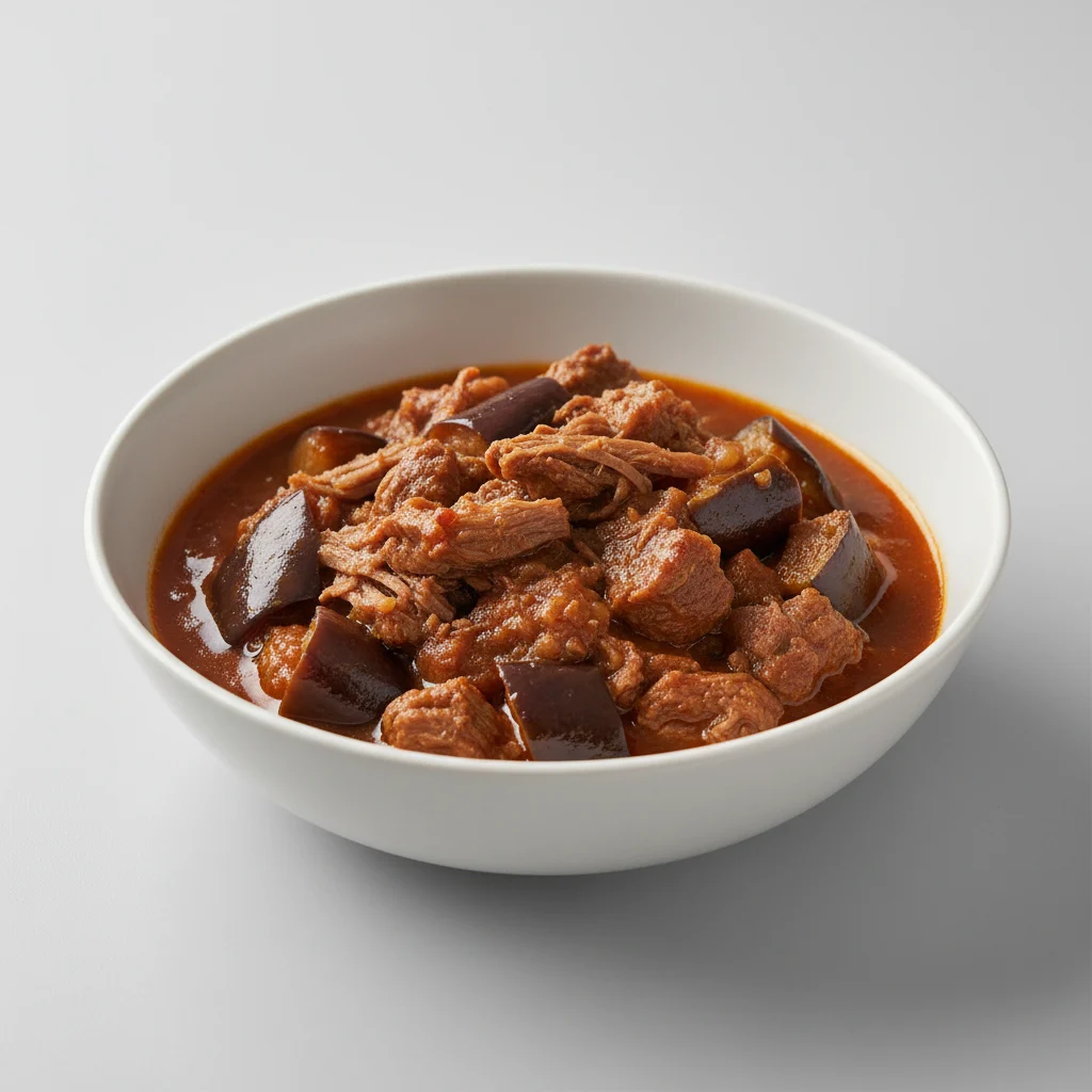 Eggplant with Meat Stew Eggplant with Meat Stew