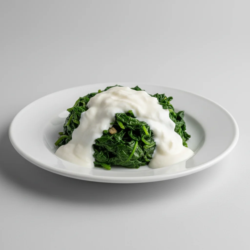 Spinach with Yogurt Sauce Spinach with Yogurt Sauce