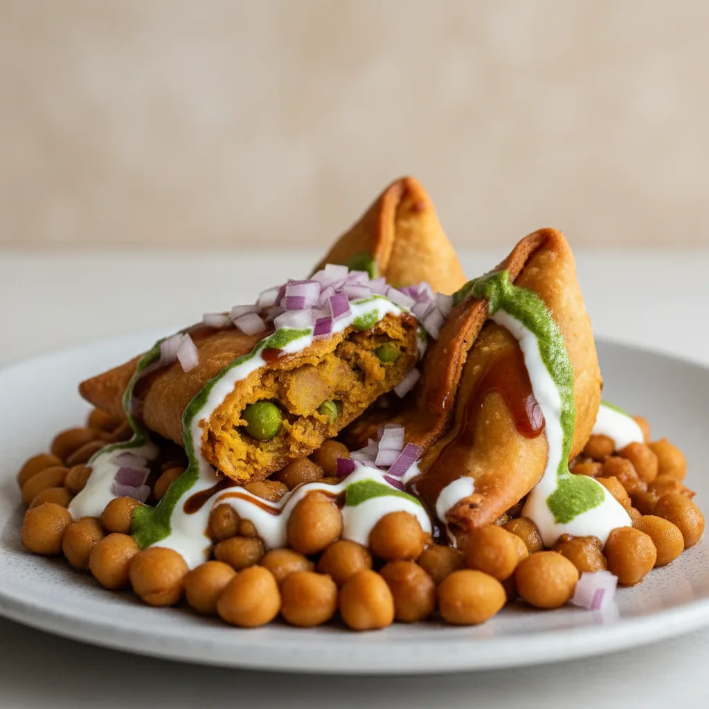 Samosa Chaat Samosa Chaat