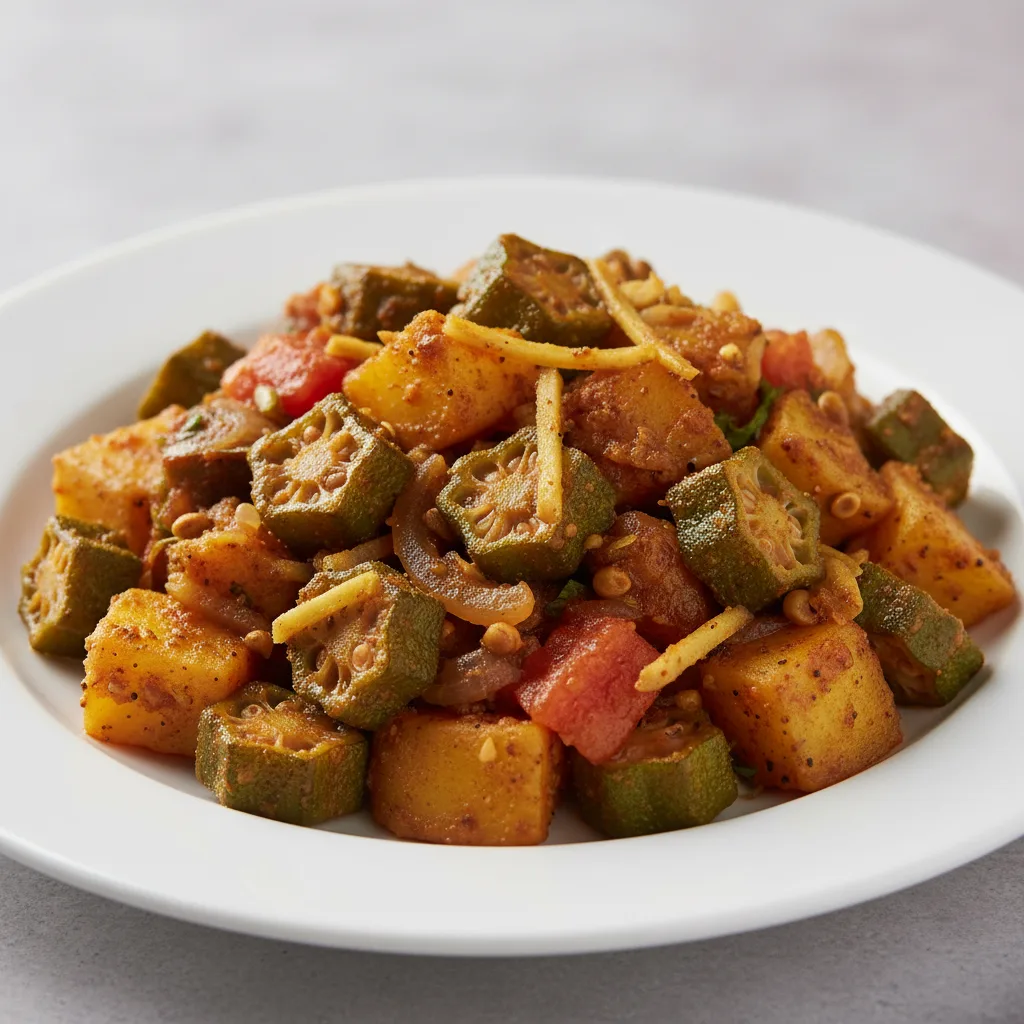 Aloo Bhindi Aloo Bhindi