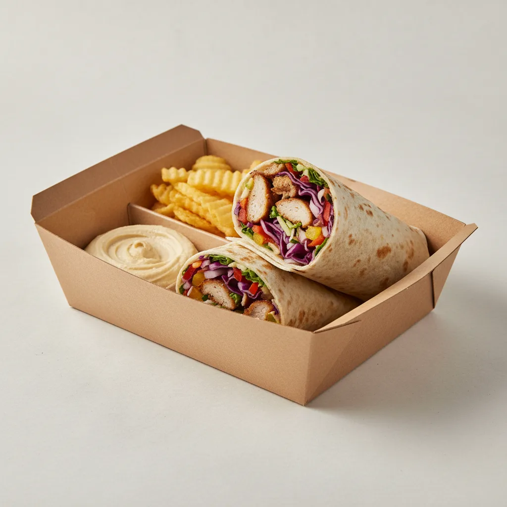Lamb & Chicken Wrap Combo Meal Lamb & Chicken Wrap Combo Meal
