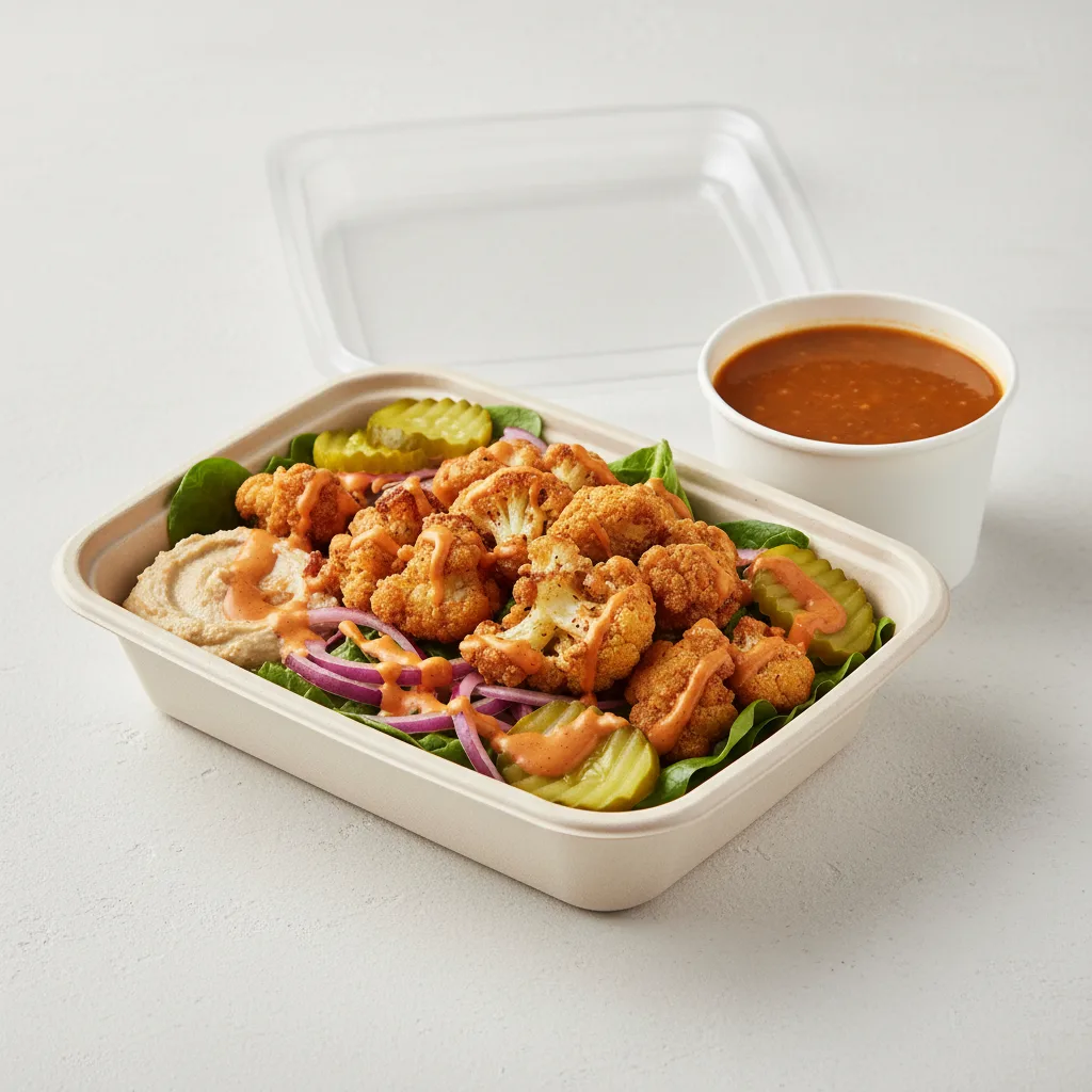 Vegan Cauliflower Salad Boxed Lunch Vegan Cauliflower Salad Boxed Lunch