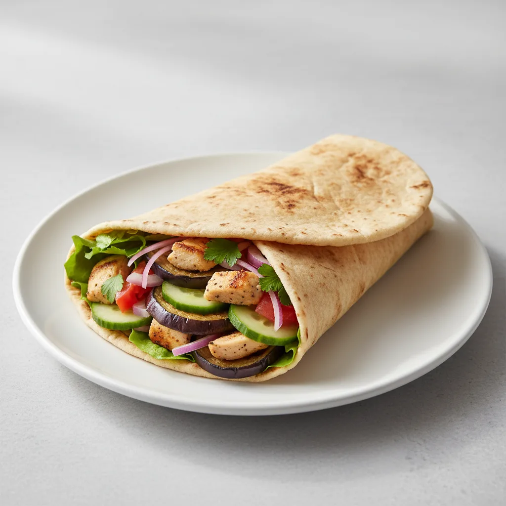 Chicken & Eggplant Wrap Chicken & Eggplant Wrap