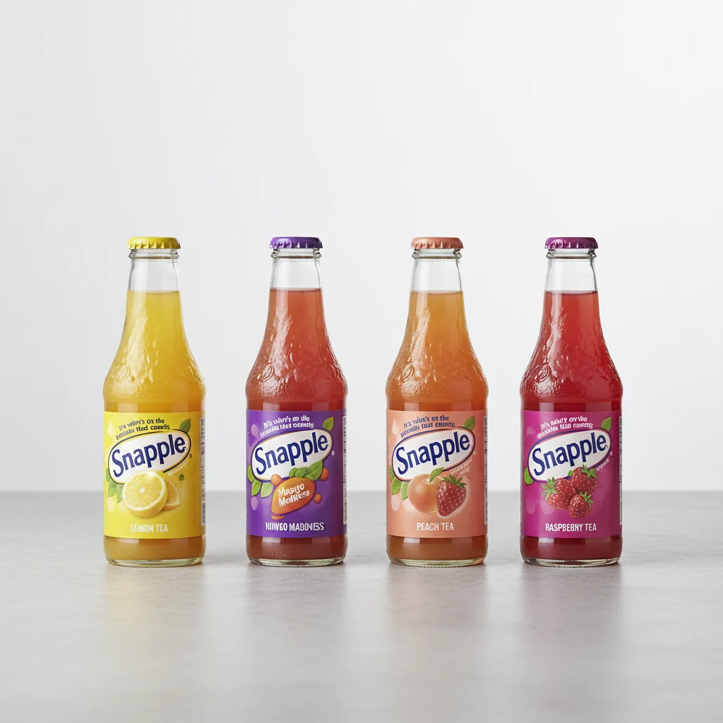 Assorted Snapple Juice Bottles Assorted Snapple Juice Bottles