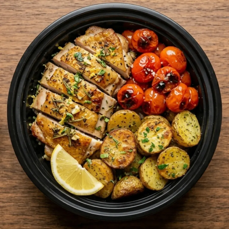 Lemon-Basil Chicken Bowl