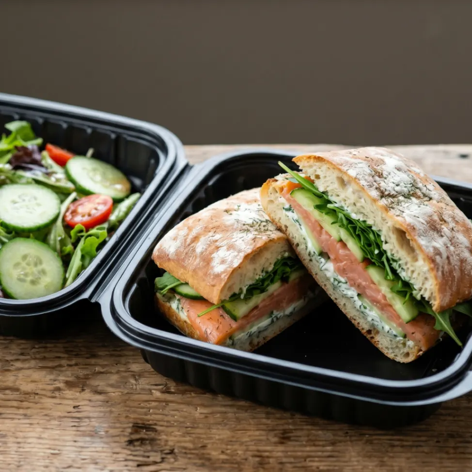 Smoked Salmon & Herb Sandwich