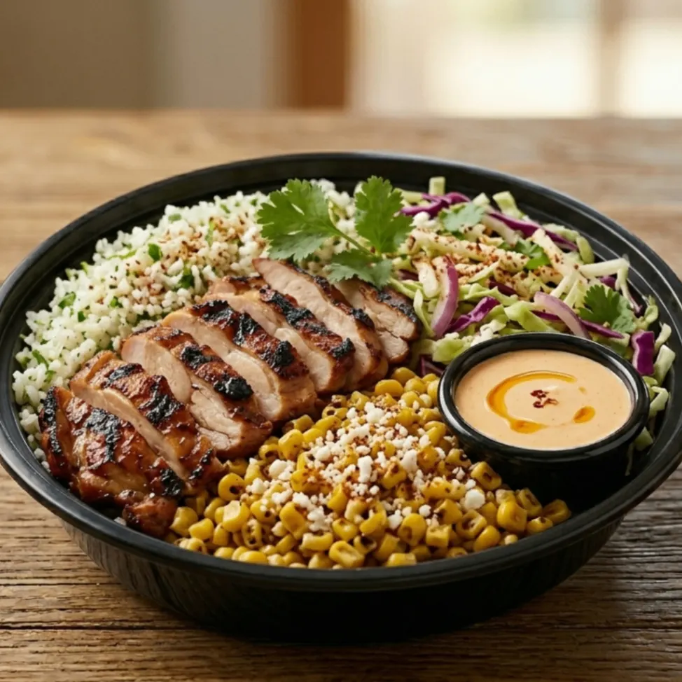 Street Corn Chicken Bowl