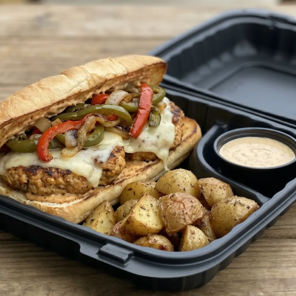 Cajun Ground Chicken Melt
