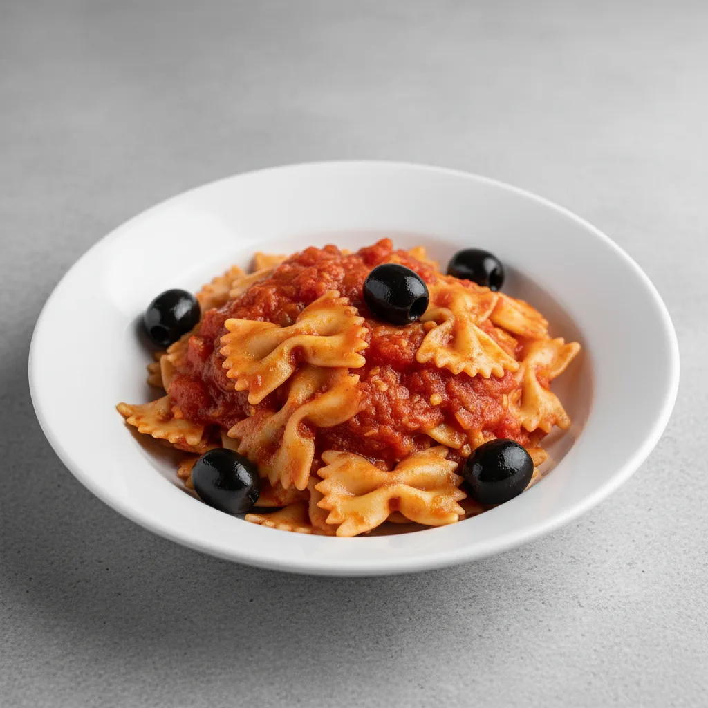 Bow Tie With Arrabiata and Olives Bow Tie With Arrabiata and Olives