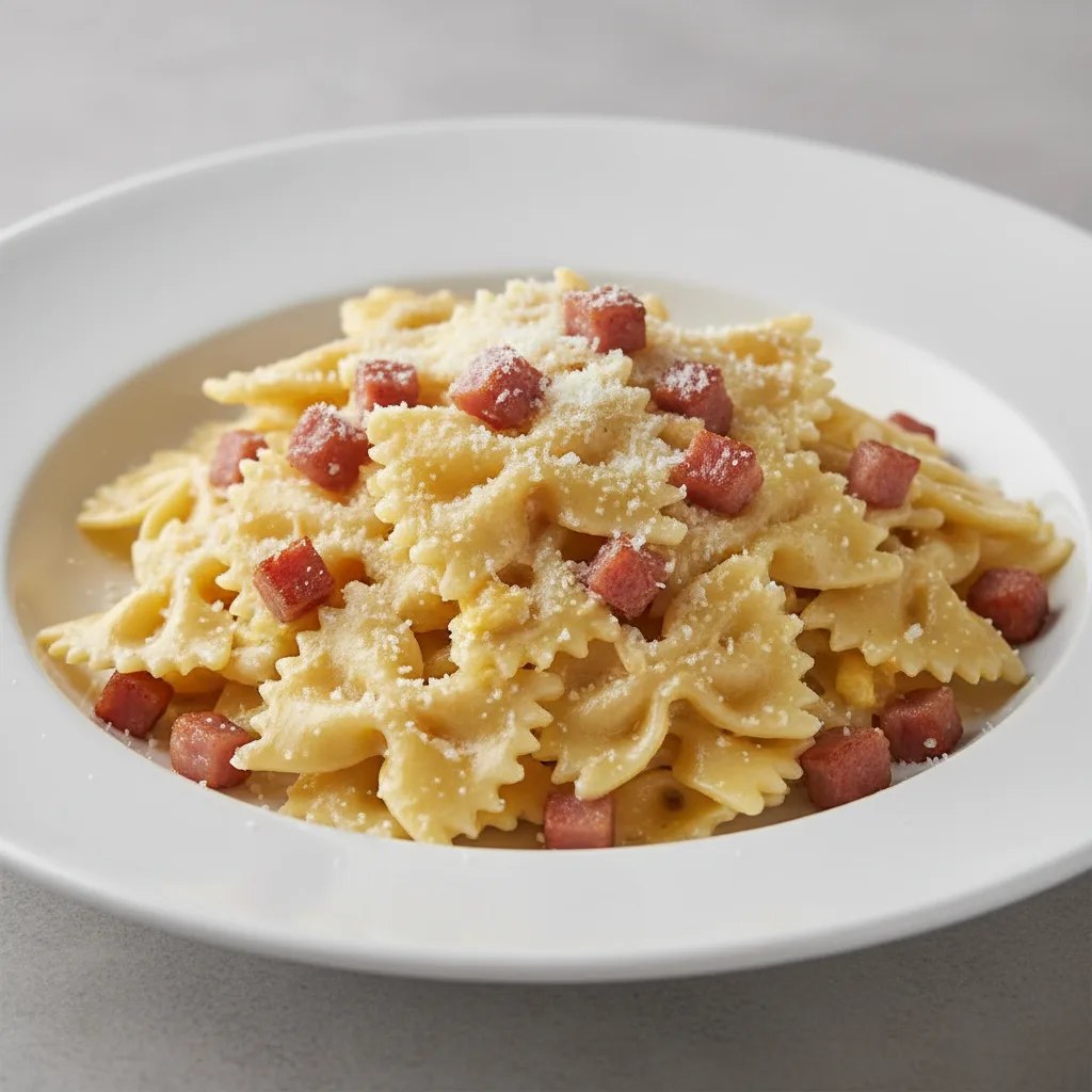 Bow Tie With Carbonara Bow Tie With Carbonara