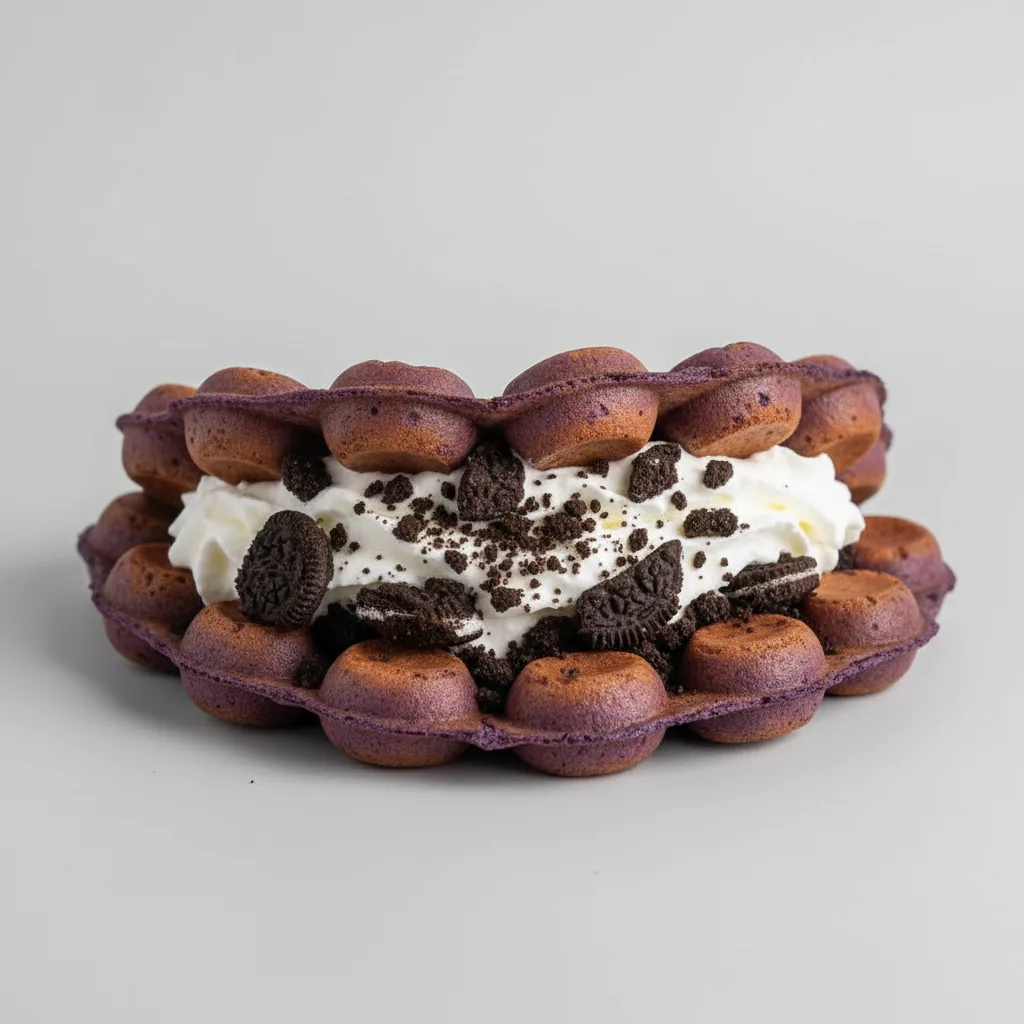 Ube Bubble Waffle Ube Bubble Waffle