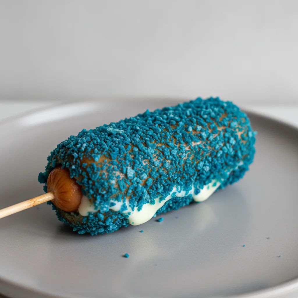 Half and Half Blue Takis Ricedog Half and Half Blue Takis Ricedog