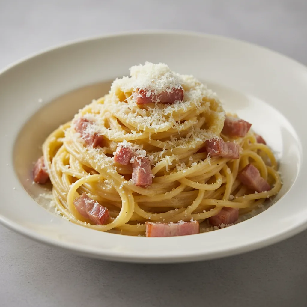 Spaghetti With Carbonara Spaghetti With Carbonara