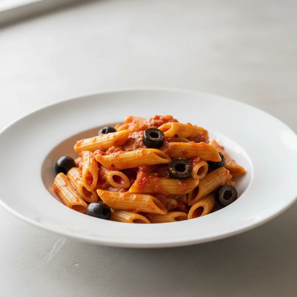 Gluten Free Penne With Arrabiata and Olives Gluten Free Penne With Arrabiata and Olives
