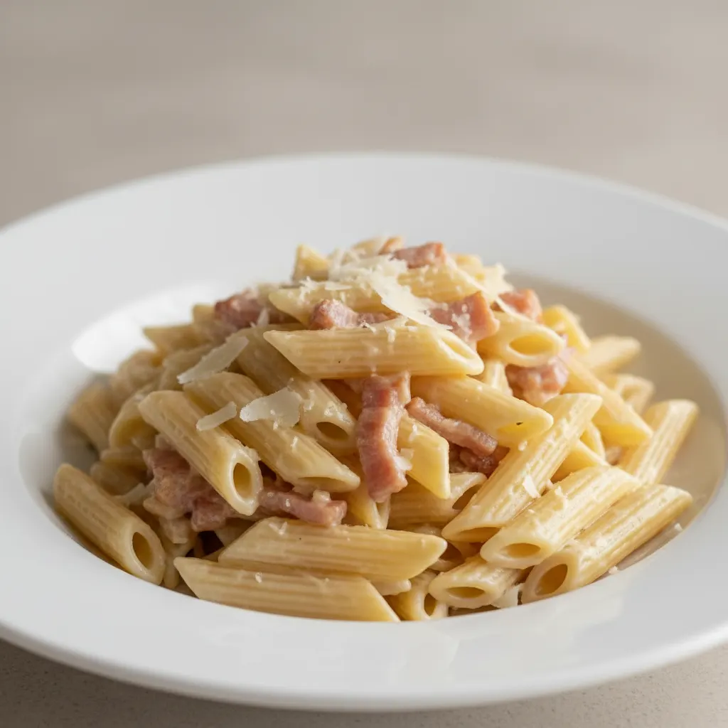 Gluten Free Penne With Carbonara Gluten Free Penne With Carbonara