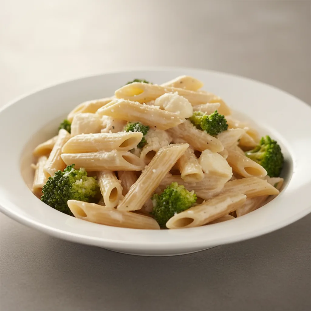 Gluten Free Penne With Quattro Formaggi and Broccoli Gluten Free Penne With Quattro Formaggi and Broccoli