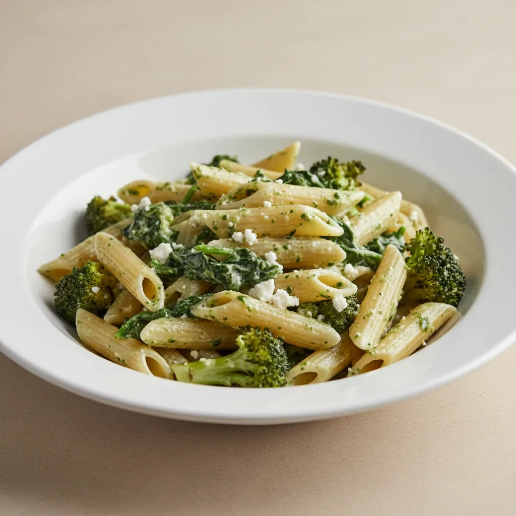 Gluten Free Penne With Spinach Ricotta and Broccoli Gluten Free Penne With Spinach Ricotta and Broccoli
