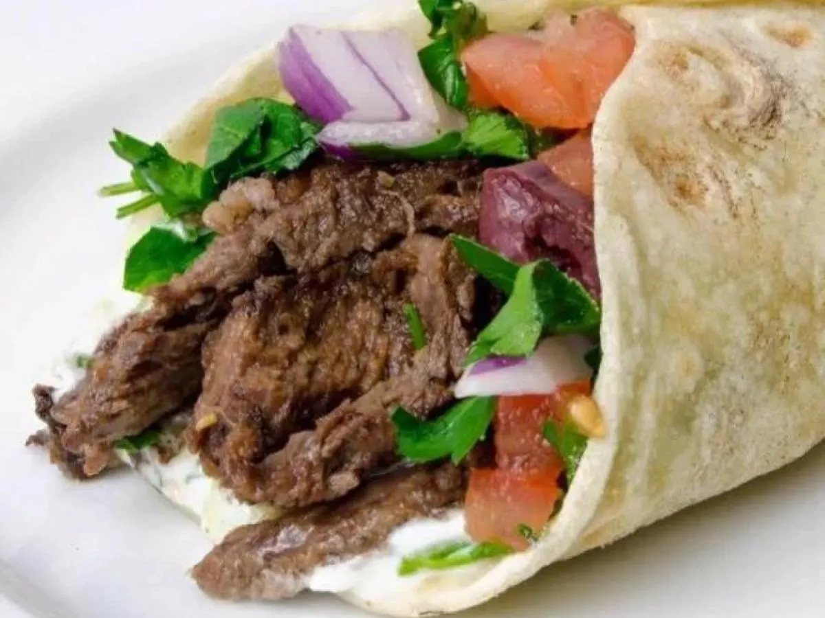 Lamb & Beef Shawarma Wrap