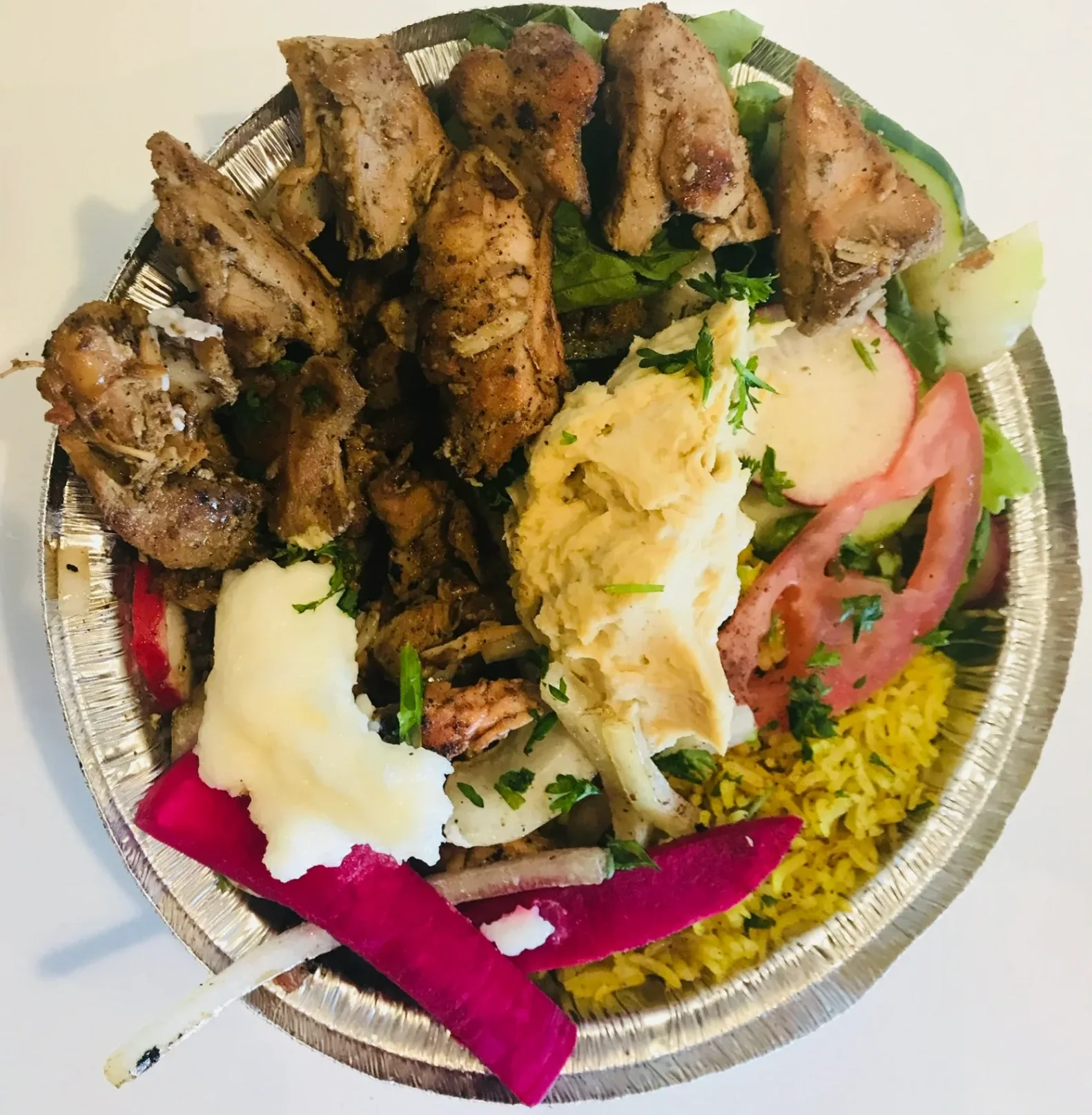 Chicken Kabob Plate