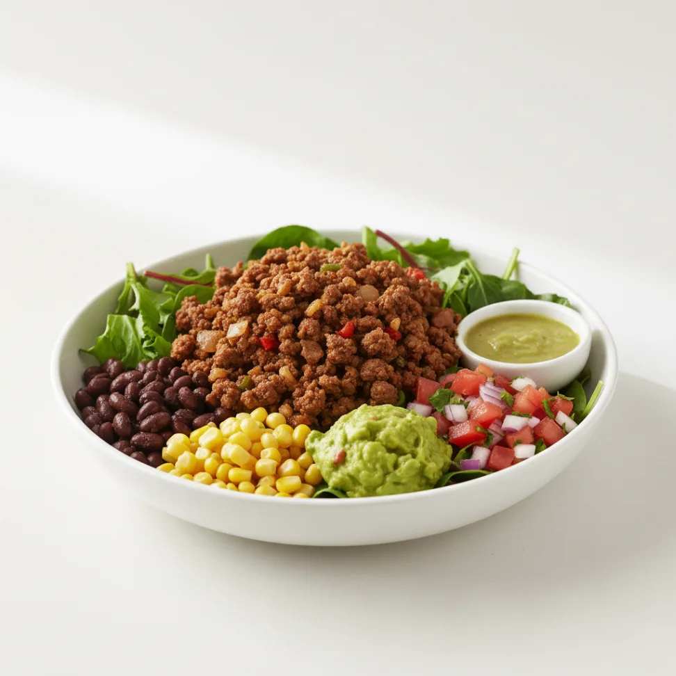 Carne Molida Salad Bowl