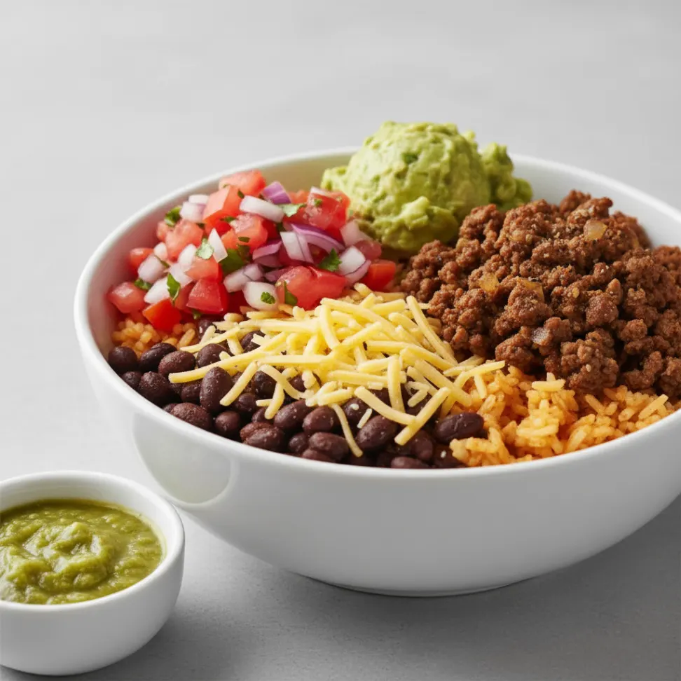 Carne Molida Burrito Bowl