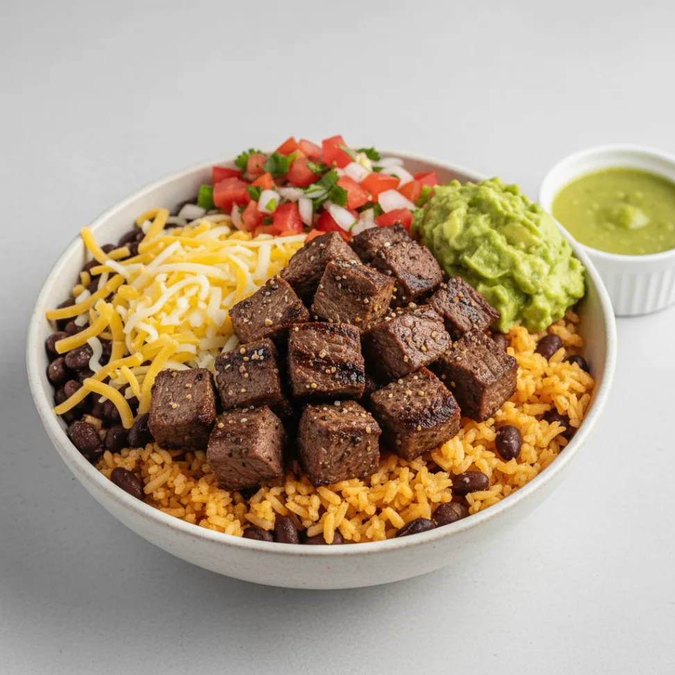 Steak (Carne Asada) Burrito Bowl