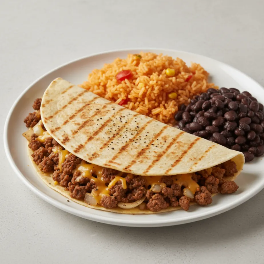 Ground Beef Quesadilla Meal