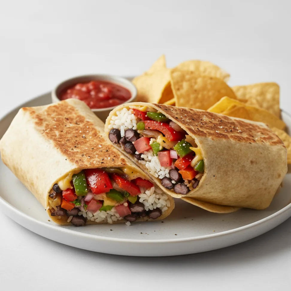 Veggie Fajita Burrito Meal