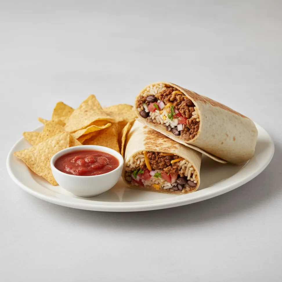Ground Beef Burrito Meal