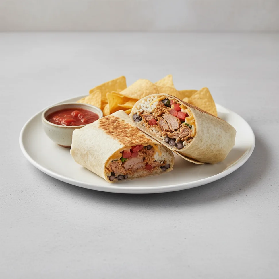 Carnitas Burrito Meal