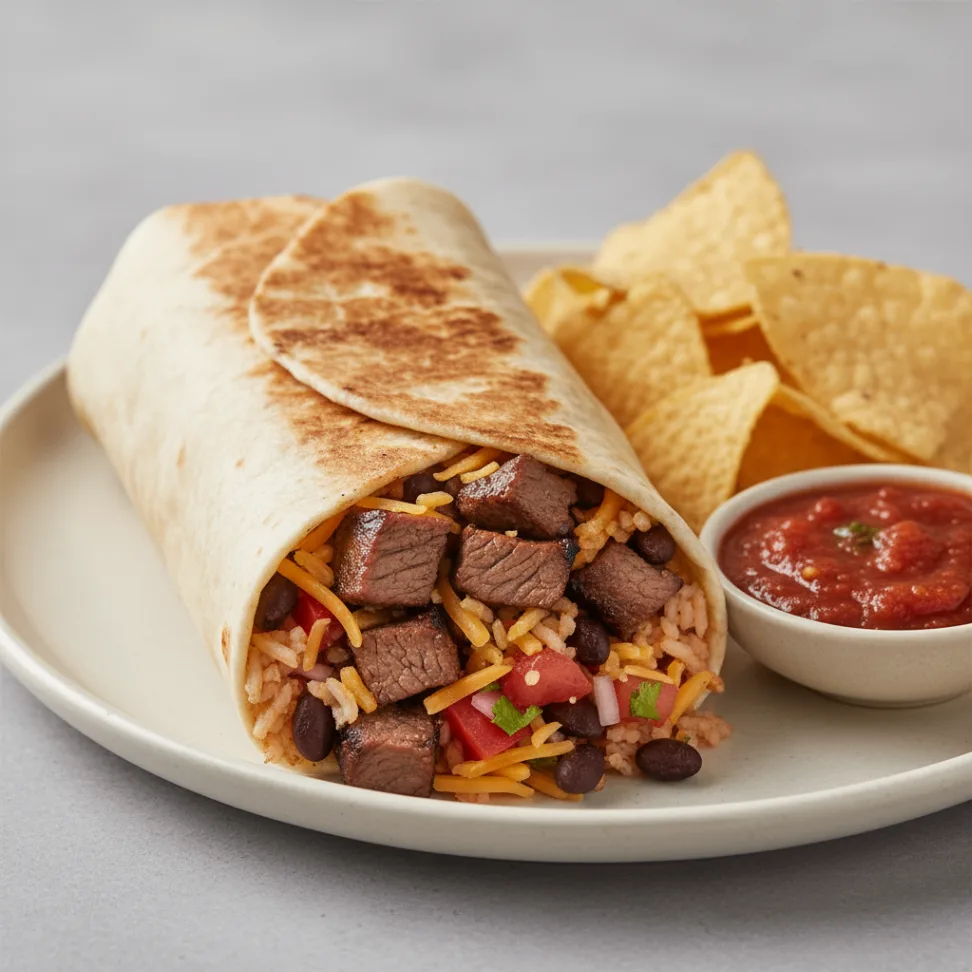 Carne Asada Burrito Meal