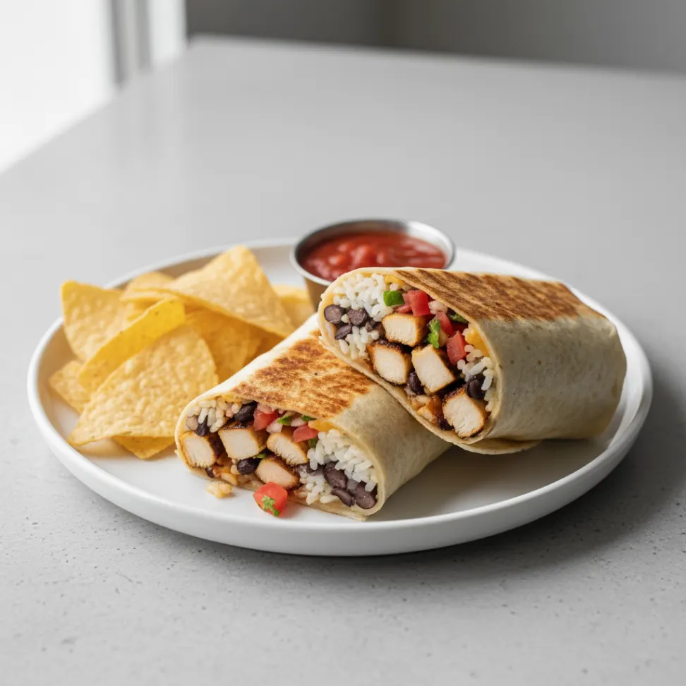 Grilled Chicken Burrito Meal