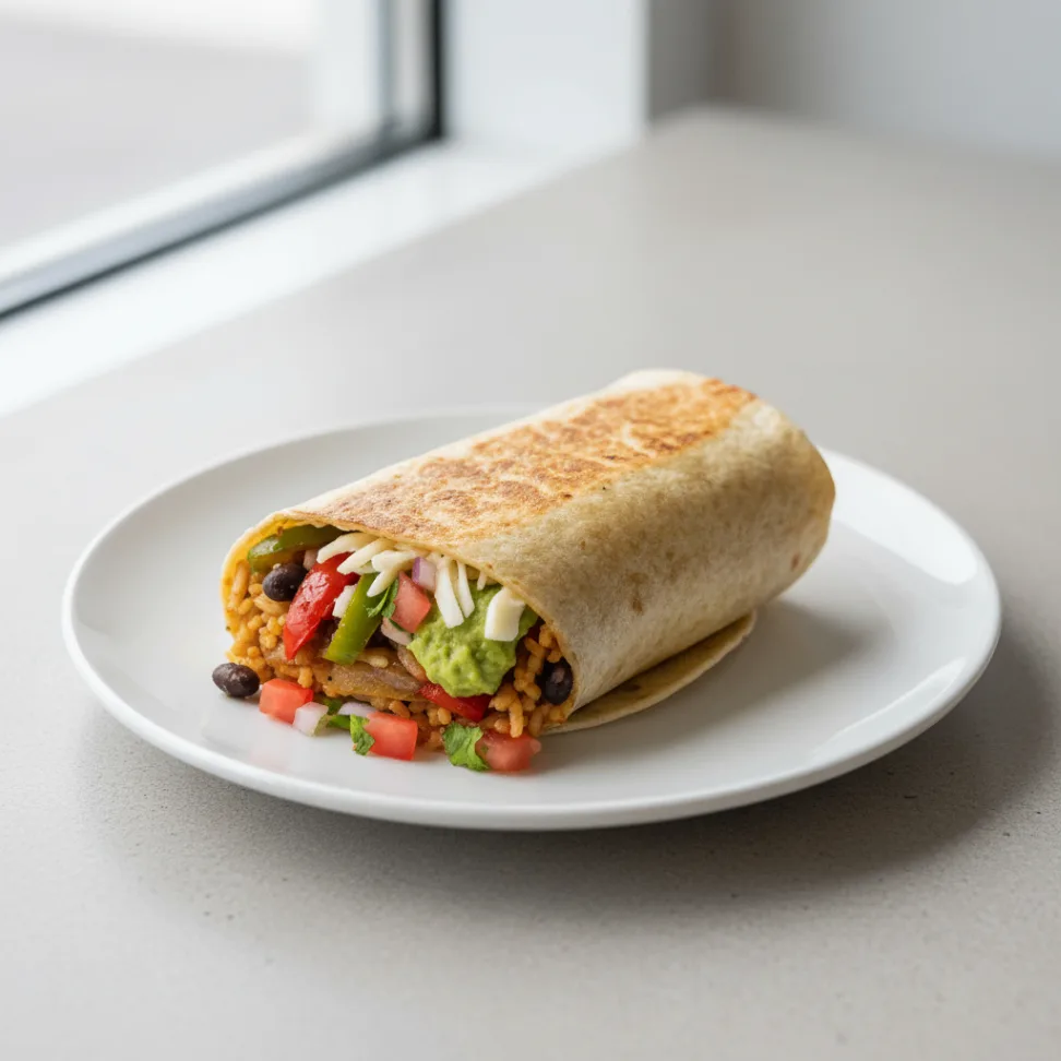 Veggie Fajitas Burrito