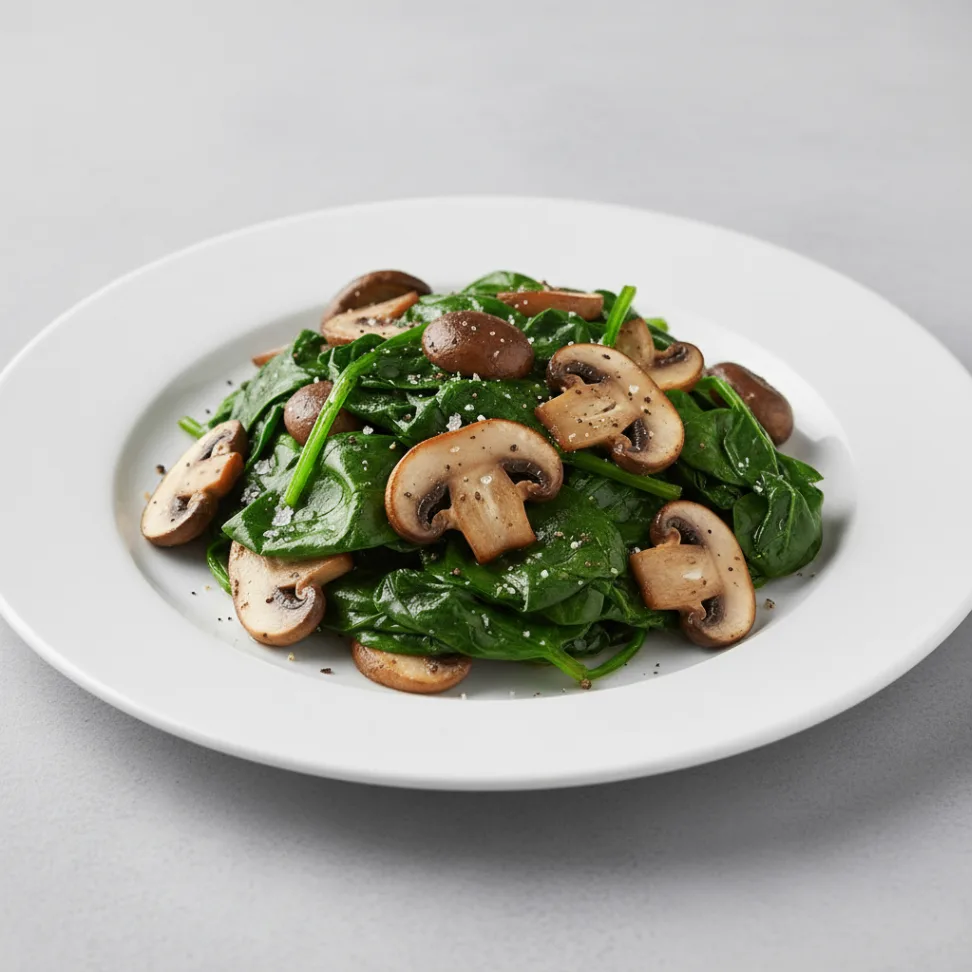 Mushroom and Spinach