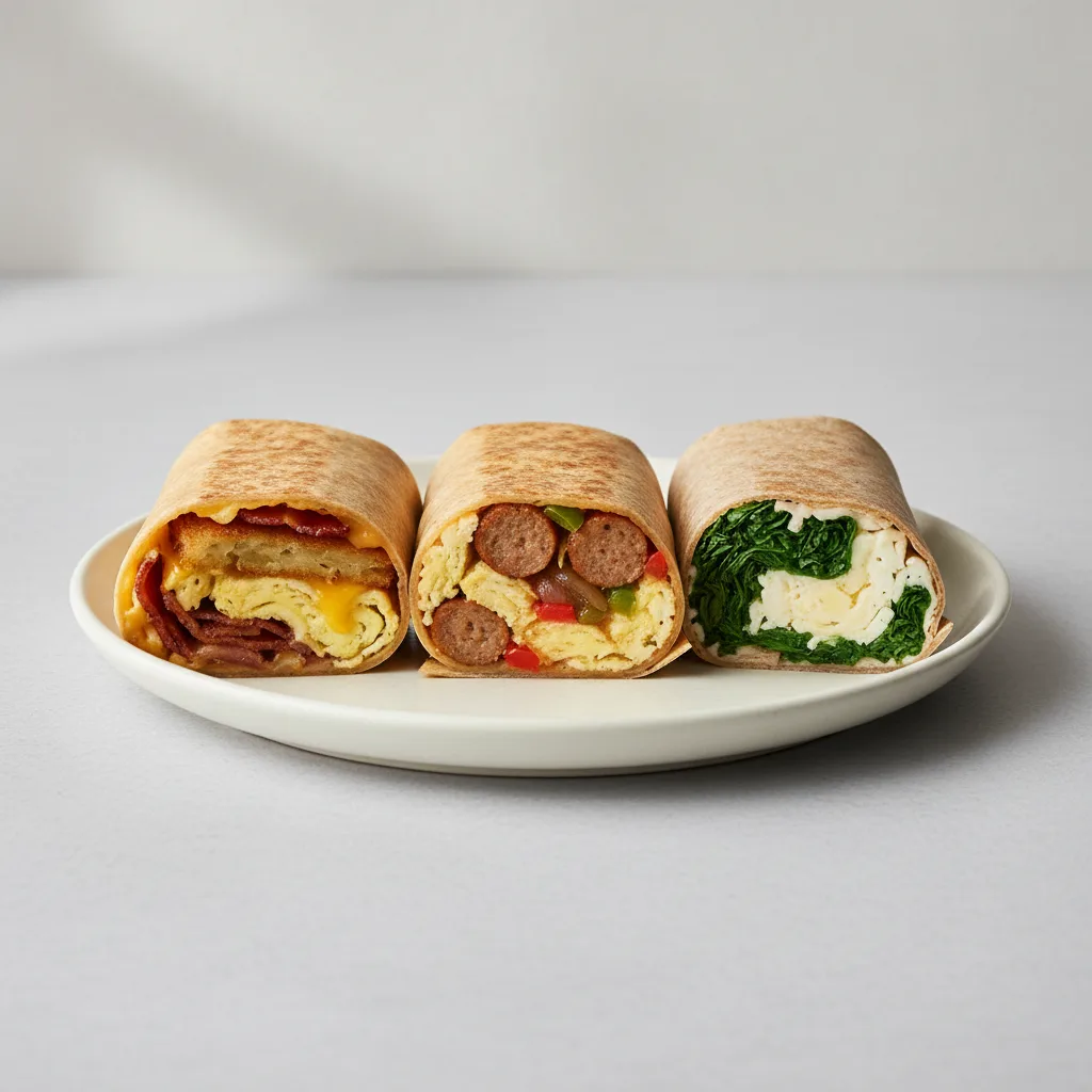 Breakfast Wrap Platter - Latke BEC, Mulberry, Lexington