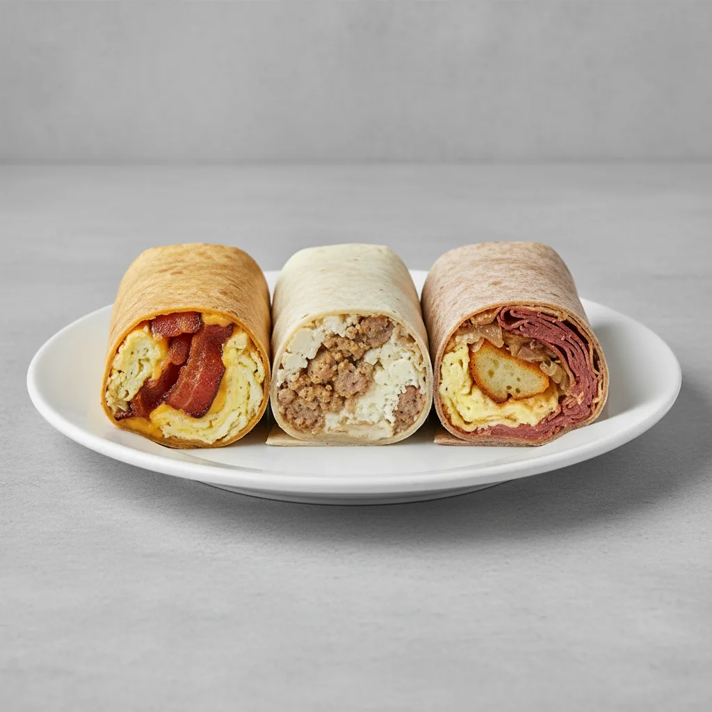 Classic Wrap Breakfast Platter - Classic Bacon, Sausage, Pastrami