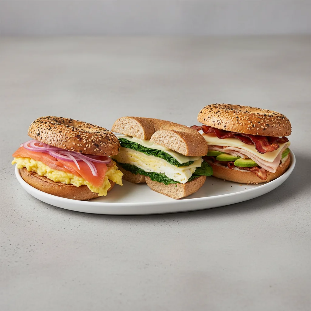 Breakfast Bagel Sandwich Platter - Leo, Lexington, Columbus