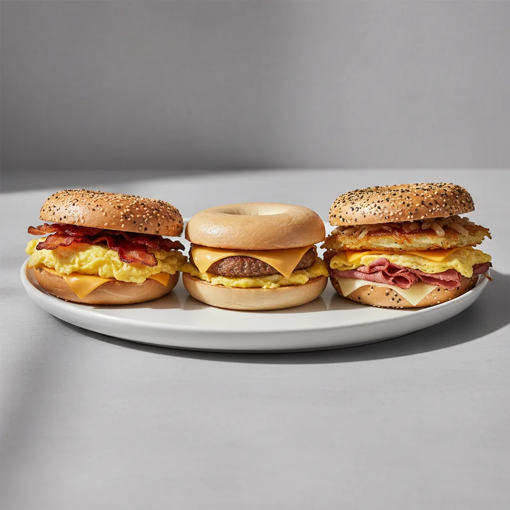 Classic Breakfast Sandwich Platter - bacon, Sausage, Delancey With Pastrami