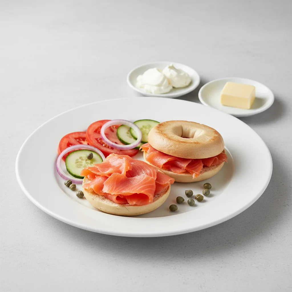 Small Bagels and Lox - Eastern Nova Scotia Salmon
