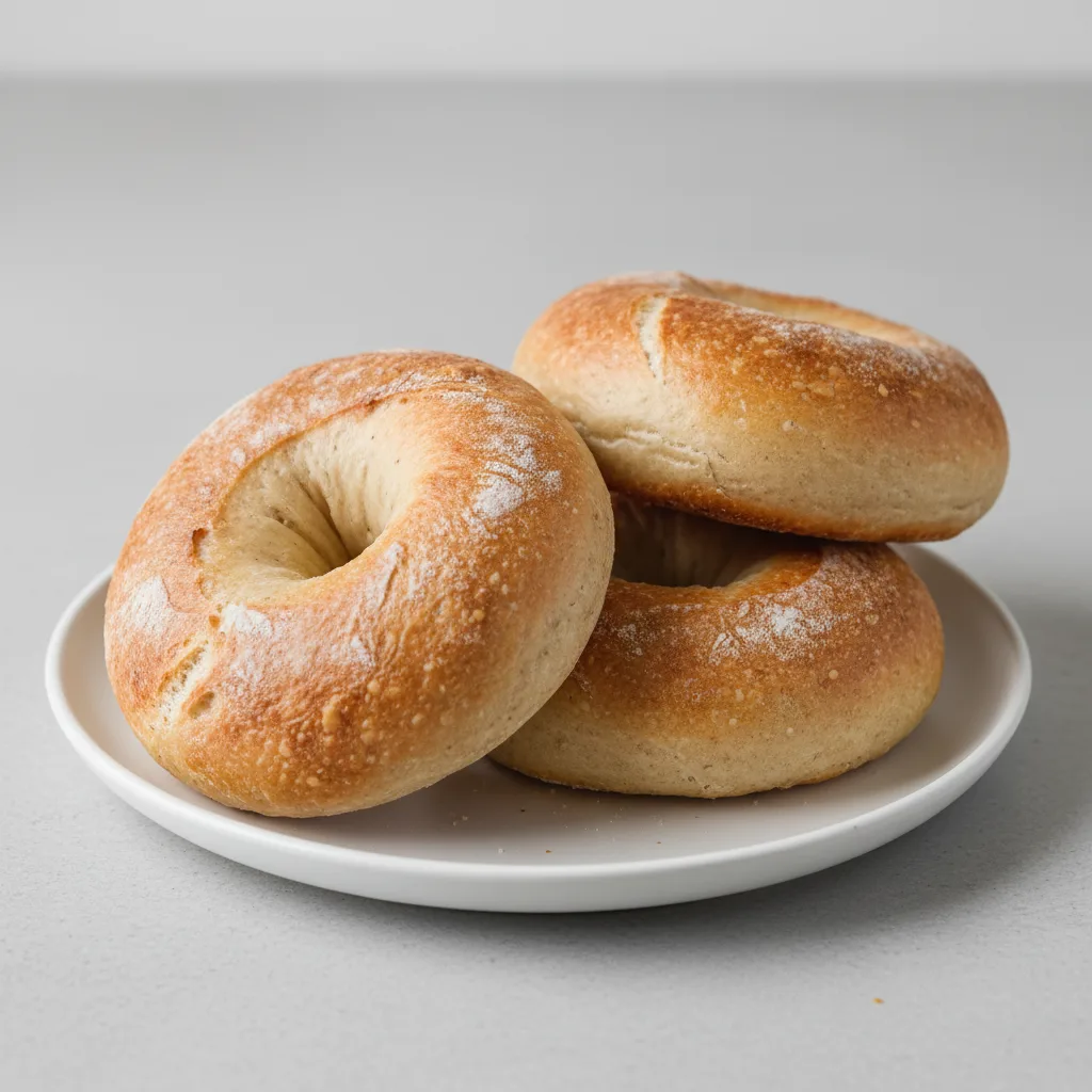 Sourdough Plain Bagels