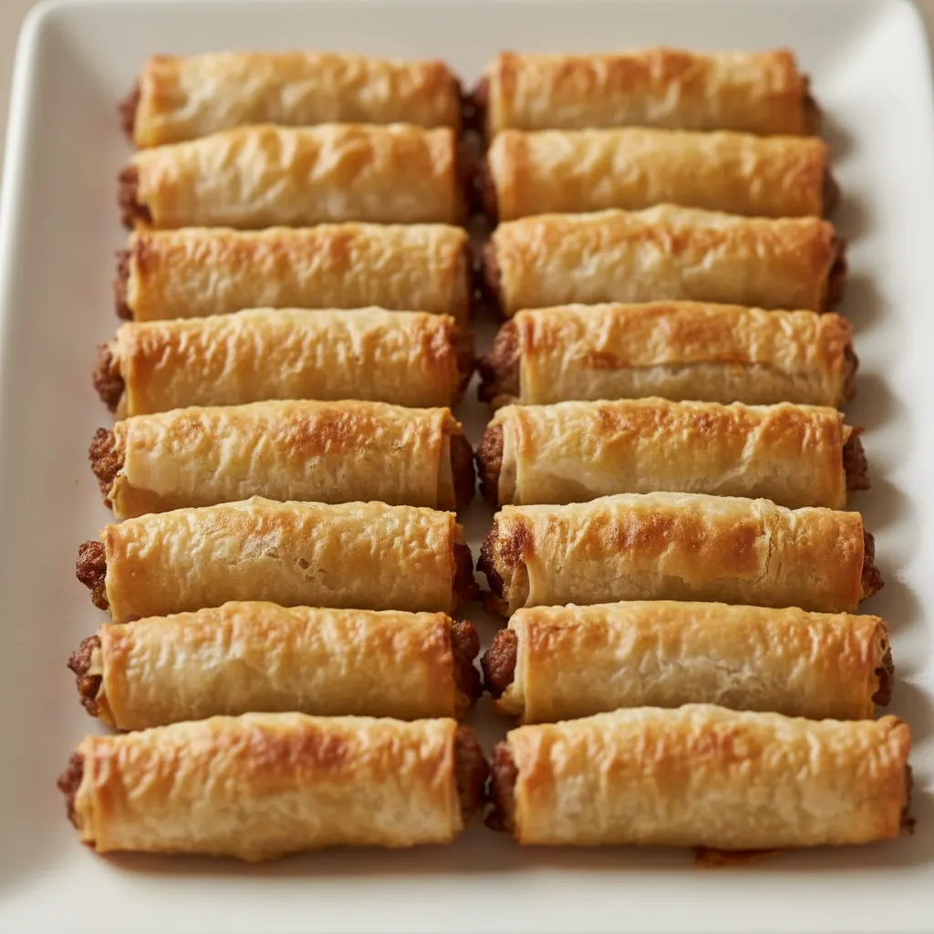 Spiced Lamb Filo Cigars (small) Spiced Lamb Filo Cigars (small)